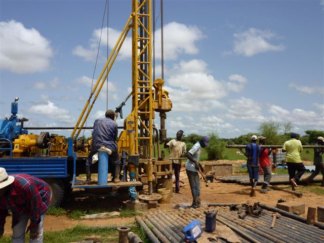 Fonçage forage Mberla