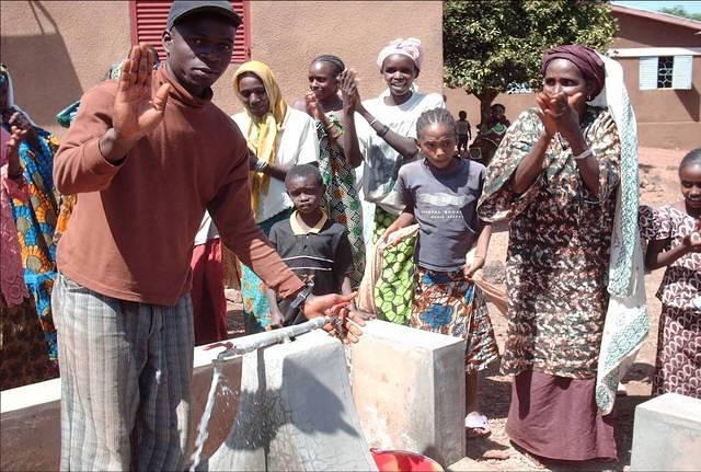 Inauguration d'un point d'eau